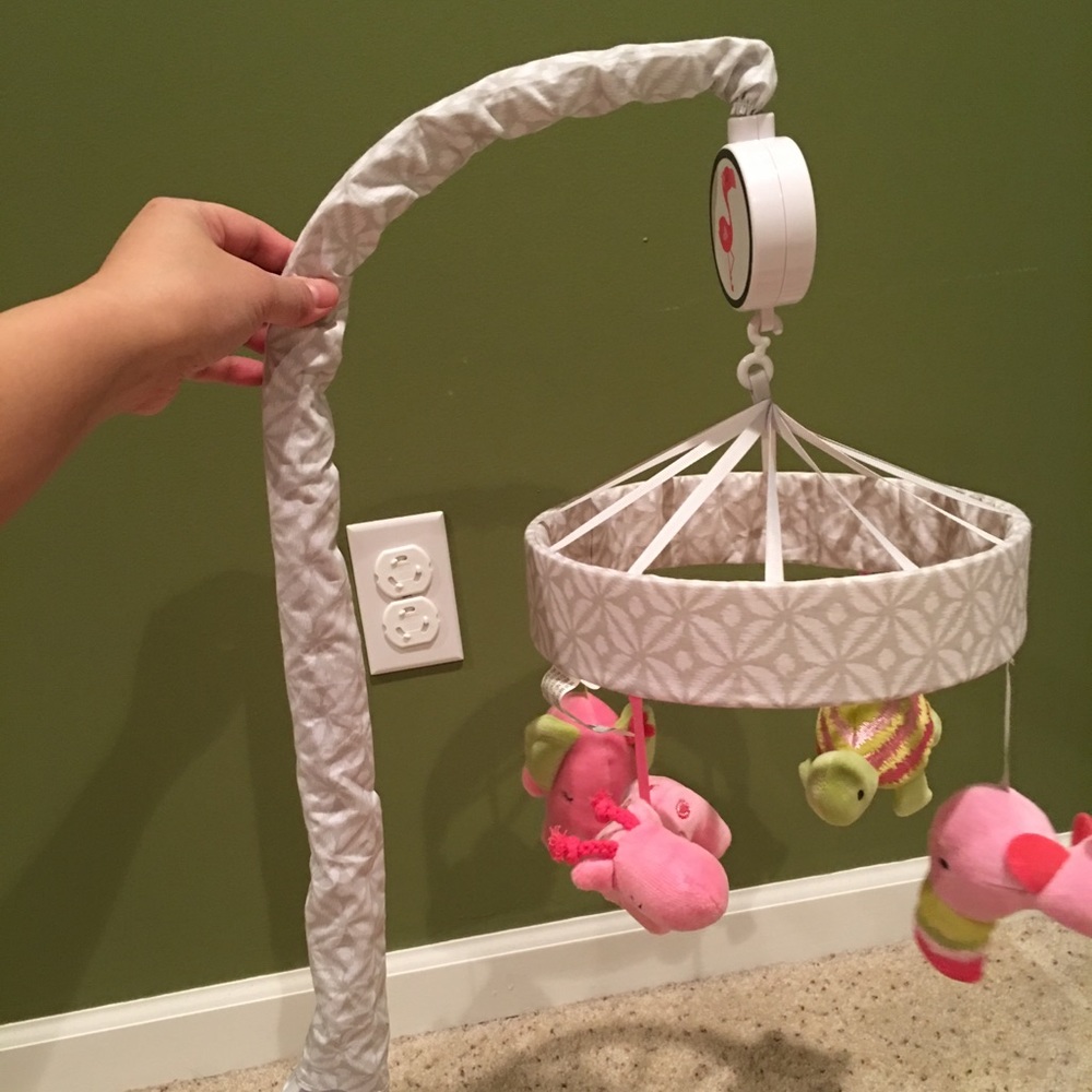 Musical mobile for cribs